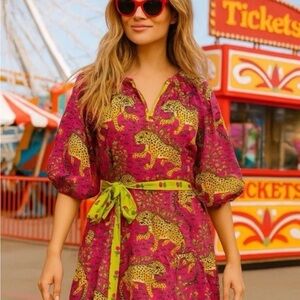 Printfresh Walk in the Park Dress in Bagheera